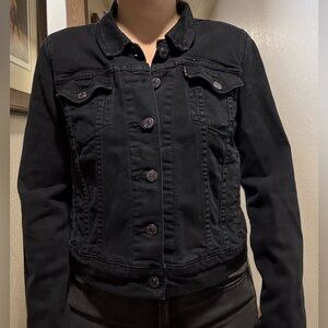Levi's Black Denim Jean Jacket